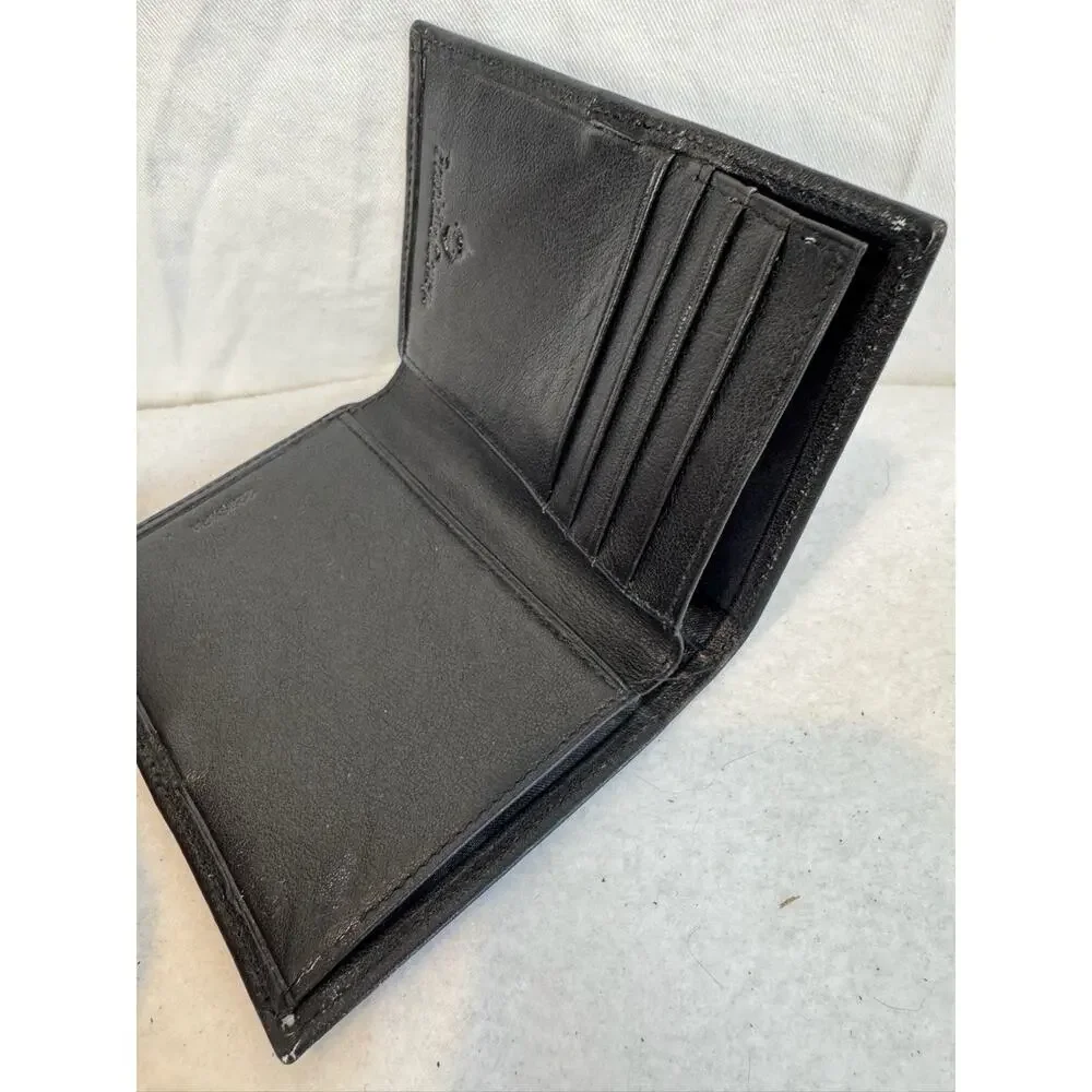 Men's Black Leather‎ Bi-fold Wallet Franklin Covey - 4 3/4